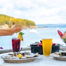 Cocktails on Balcony