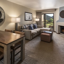 Suite with Fireplace