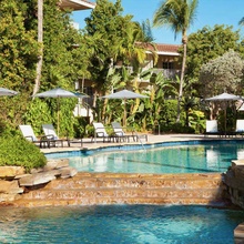 Pool with Waterfall