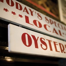 Oyster sign