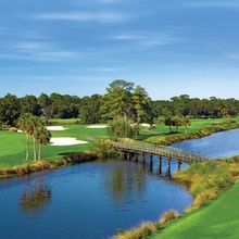 Water and golf course