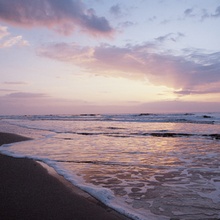 CVB-Purple sky and water