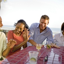 People at table